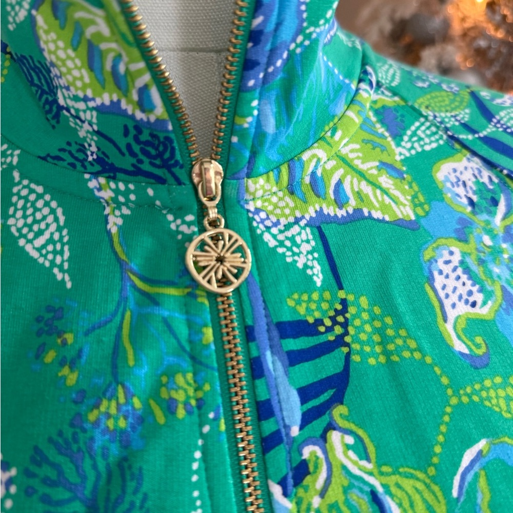 Lilly Pulitzer Green Floral Jacket